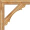 Ekena Millwork Olympic Block Rough Sawn Bracket, Western Red Cedar, 6"W x 42"D x 42"H BKT06X42X42OLY05RWR - alternate 2